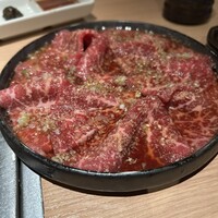 焼肉 黒田 - 上ロース、めちゃうま
