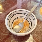 蕎麦処 つゆ下 梅の花 - 黒蜜寒天