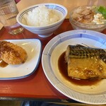 遠州掛川食堂 - 料理写真:鯖味噌my定食 合計1,020円