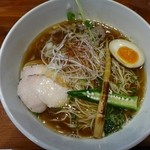 暁 製麺 - 魚介だしらぁ麺