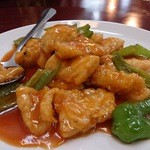 馬さんの店 龍仙 - 白身魚の甘酢あんかけ