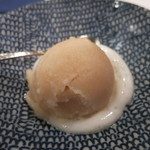 うぶか - 桃のソルベバジル風味