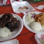 Honos - カルビ、ガーリックシュリンプ