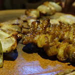 風林火山 - 皮タレ、カリッとしていて、タレが甘くて美味しい♪