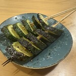 博多炉端 つまむ。 - ズッキーニ炭焼き串