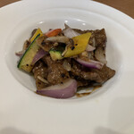 CHINESE DINING 瑞 - 豆豉牛肉片のアップ