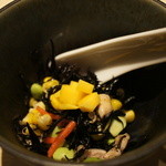 中目黒 いぐち - 和風サラダ＝ひじき、紅生姜、枝豆、唐黍、せせり