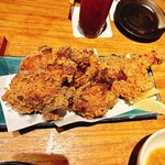 御八 - 地鶏の唐揚げです