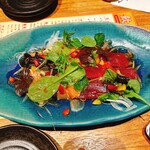 御八 - マグロのカルパッチョです