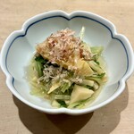 こけこっこ - 京水菜と筍のお浸し