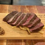 肉バルMoooh!! - ■国産牛ランプ(150g) ￥1.980