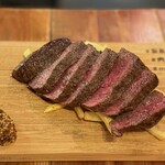 肉バルMoooh!! - ■国産牛ランプ(150g) ￥1.980
