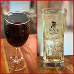 肉バルMoooh!! - 飲み放題のハウスワインとブラックニッカハイボール