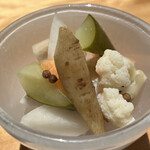 料理とワイン 音音 - 和製ピクルス