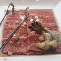 叙々苑 恵比寿ガーデンプレイス店 - お肉とエビ