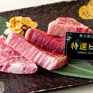 国産黒毛和牛一頭から数kg