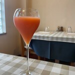 オステリア　アリエッタ - 白ワインの赤オレンジ割り