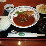 キッチン　プレジール - デミグラスハンバーグ定食（1，000円）