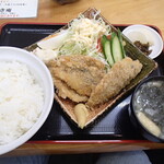 みさき庵 - あじフライ定食