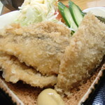 みさき庵 - あじフライ