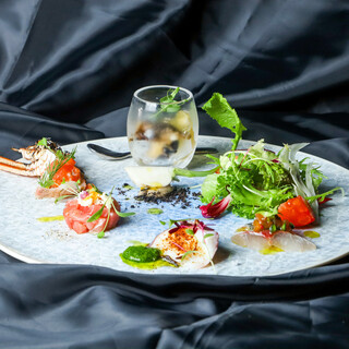 鮮魚のインサラータ