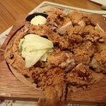 旨唐揚げと居酒メシ ミライザカ - グローブ揚げ