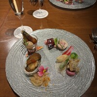 THE DINING シノワ唐紅花＆鉄板フレンチ蒔絵 - 