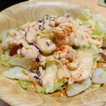 サイゼリヤ - 小エビのサラダドレッシング別皿で追加ψ(｀∇´)ψ
