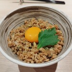 焼鳥 町子 - そぼろご飯700円