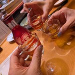 天鮨 - 作で乾杯