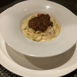 Piccolo Romana - ラグーソースとプチトマトソースのタリアッテレ