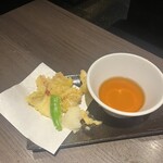 居酒屋 勇旬 いか太郎 - イカ天ぷら