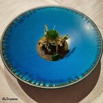 プチレストラン ブーケ・ド・フランス - あわびのブレゼ 鮑の肝のブールブランソース