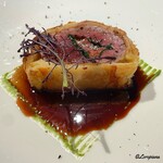 プチレストラン ブーケ・ド・フランス - リクエストしておいた仔羊のパイ包み焼