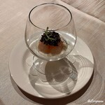 プチレストラン ブーケ・ド・フランス - ボタン海老とキャビアのクリームソース