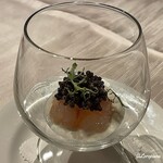 298820700 - ボタン海老とキャビアのクリームソース