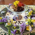 軽井沢リストランテ小林 - 注文時にかわいいプレートを頼んでくれていました。