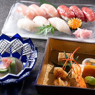 旬な創作料理をコースでも。接待や食事会にもぜひ