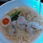 麺処若武者 - 青森シャモロック塩中華　730円