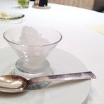 ロドラント ミノルナキジン - 6周年特別ランチコース＜バスク産リキュール・マンザナのグラニテ＞（2014.8.4）