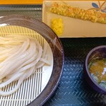はなまるうどん - ざるうどん(小)￥420+ちくわ磯辺揚げ￥130