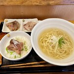 宮古そば SAIGA - SAIGAそば、ミニ軟骨ソーキ丼