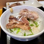 宮古そば SAIGA - 塩軟骨ソーキ オンザミニ軟骨ソーキ丼♡