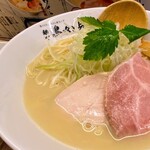 麺や 鶏次と貝次 - 鶏貝そば 麺大盛