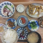 ソラノシタ - 本日の豆皿定食1518円（2025.4.19）