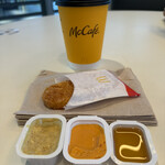 McDonald's - 『2Sausage Burrito $8.99』 『Hash Brown & Premium Roast Coffee $0.80』 『Honey Must $0』 『Honey $0』 『Creamy Chili $0.29』