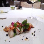ロドラント ミノルナキジン - 6周年特別ランチコース＜三陸産アイナメのエスカロップと季節野菜のコンディマン＞（2014.8.4）