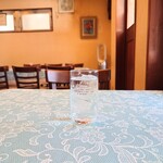 シャンティ - 着席後すぐに提供してくれる、冷たいお水。