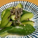 大衆酒場 ニュー曙 - たたき胡瓜