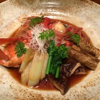 にかい笹木 - キンキ煮漬け　野菜もたっぷり